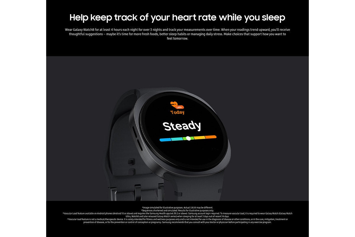 Samsung Galaxy Watch8 (44mm, Bluetooth, Silver)