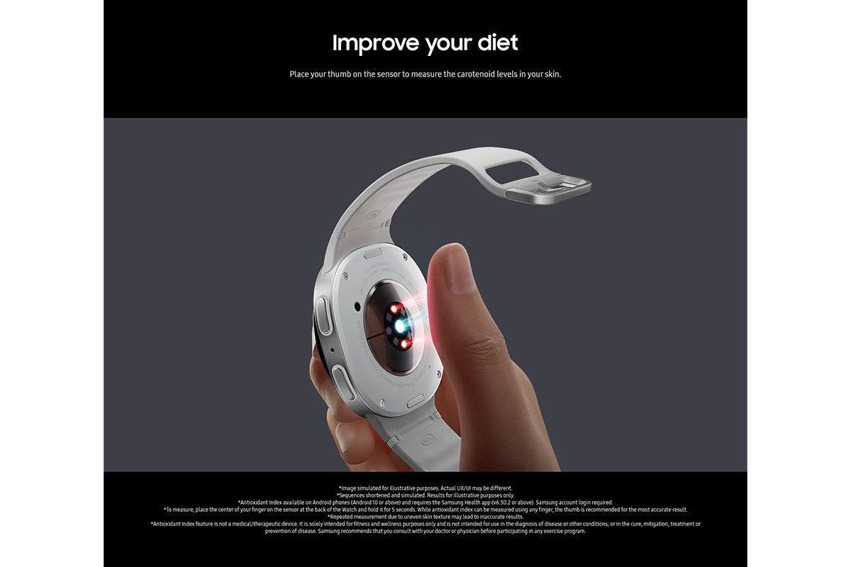 Samsung Galaxy Watch8 (44mm, Bluetooth, Silver)
