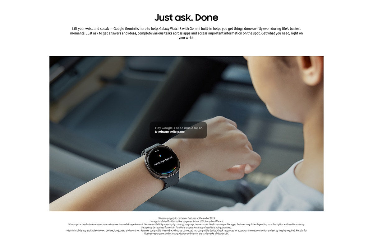 Samsung Galaxy Watch8 (44mm, LTE, Silver)