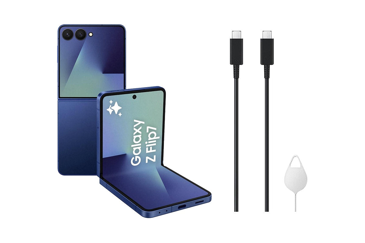 Samsung Galaxy Z Flip7 5G (256GB, Blue Shadow)