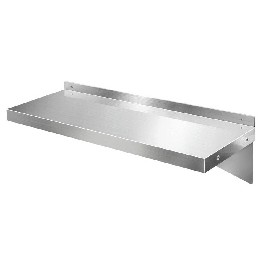Cefito 900mm Stainless Steel Wall Shelf - Heavy-Duty, Rust-Proof, Easy Install - SuperSaverAU - view 1
