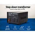 Giantz Step Down Transformer 200W 240V TO 110V Stepdown Voltage Converter AU-US - SuperSaverAU - view 3