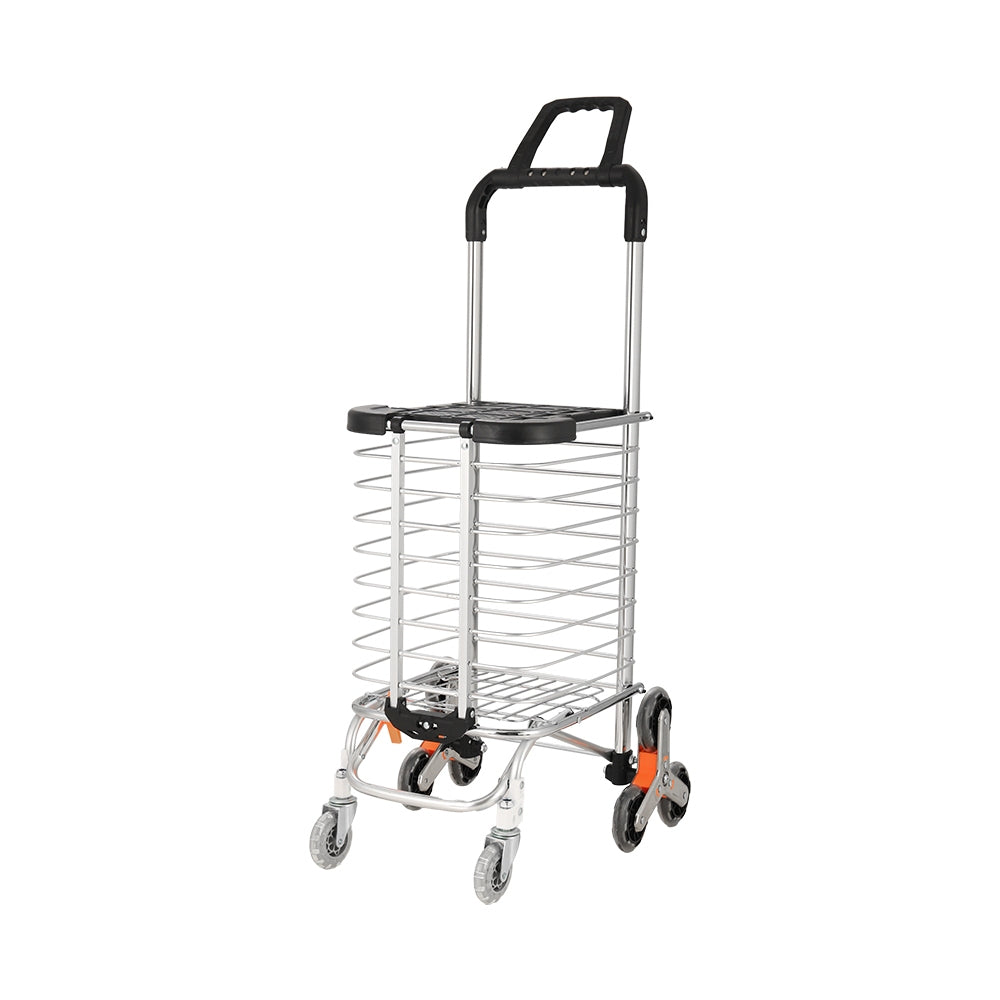 Emajin Foldable Shopping Cart with Climbing Wheels 35L