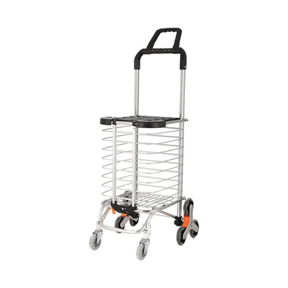 Emajin Foldable Shopping Cart with Climbing Wheels 35L