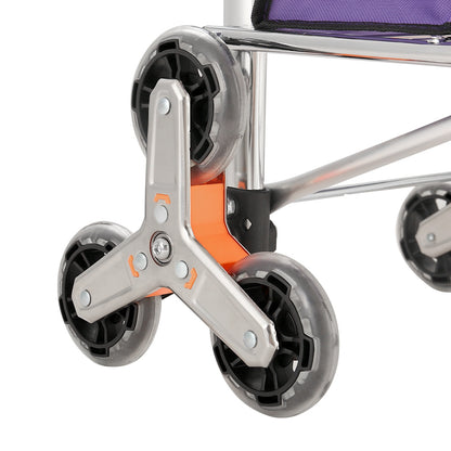 Emajin Foldable Shopping Cart with Climbing Wheels 35L