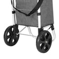 Emajin Foldable Shopping Trolley Cart 45KG Grey - SuperSaverAU - view 4