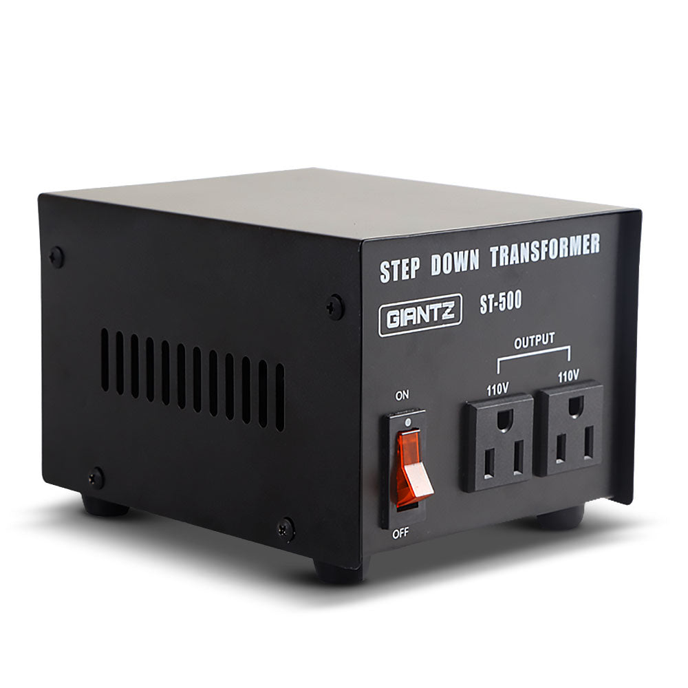 Giantz Step Down Transformer 500W 240V TO 110V Stepdown Voltage Converter AU-US - SuperSaverAU - view 1