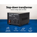 Giantz Step Down Transformer 500W 240V TO 110V Stepdown Voltage Converter AU-US - SuperSaverAU - view 3