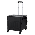 Emajin Foldable Shopping Trolley Cart 75L Black - SuperSaverAU - view 1