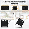 Emajin Foldable Shopping Trolley Cart 75L Black - SuperSaverAU - view 4