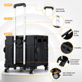 Emajin Foldable Shopping Trolley Cart 75L Black - SuperSaverAU - view 6