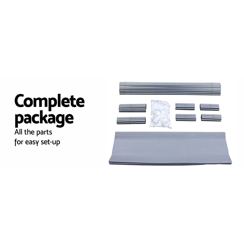 Artiss Shoe Rack Cabinet Stackable 10-Tier Grey - SuperSaverAU - view 8