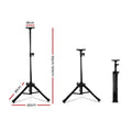 Alpha Adjustable Speaker Stands 65-120cm - 2 Pack