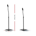 Alpha Adjustable Speaker Stands 75-112cm - 2 Pack