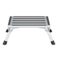 Weisshorn Folding Aluminium Caravan Step - Silver