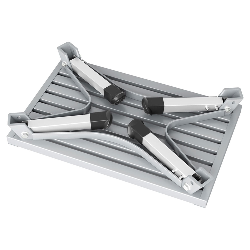 Weisshorn Folding Aluminium Caravan Step - Silver