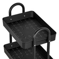 Artiss Black Storage Trolley - 3-Tier Kitchen Cart with Wheels - SuperSaverAU - view 3
