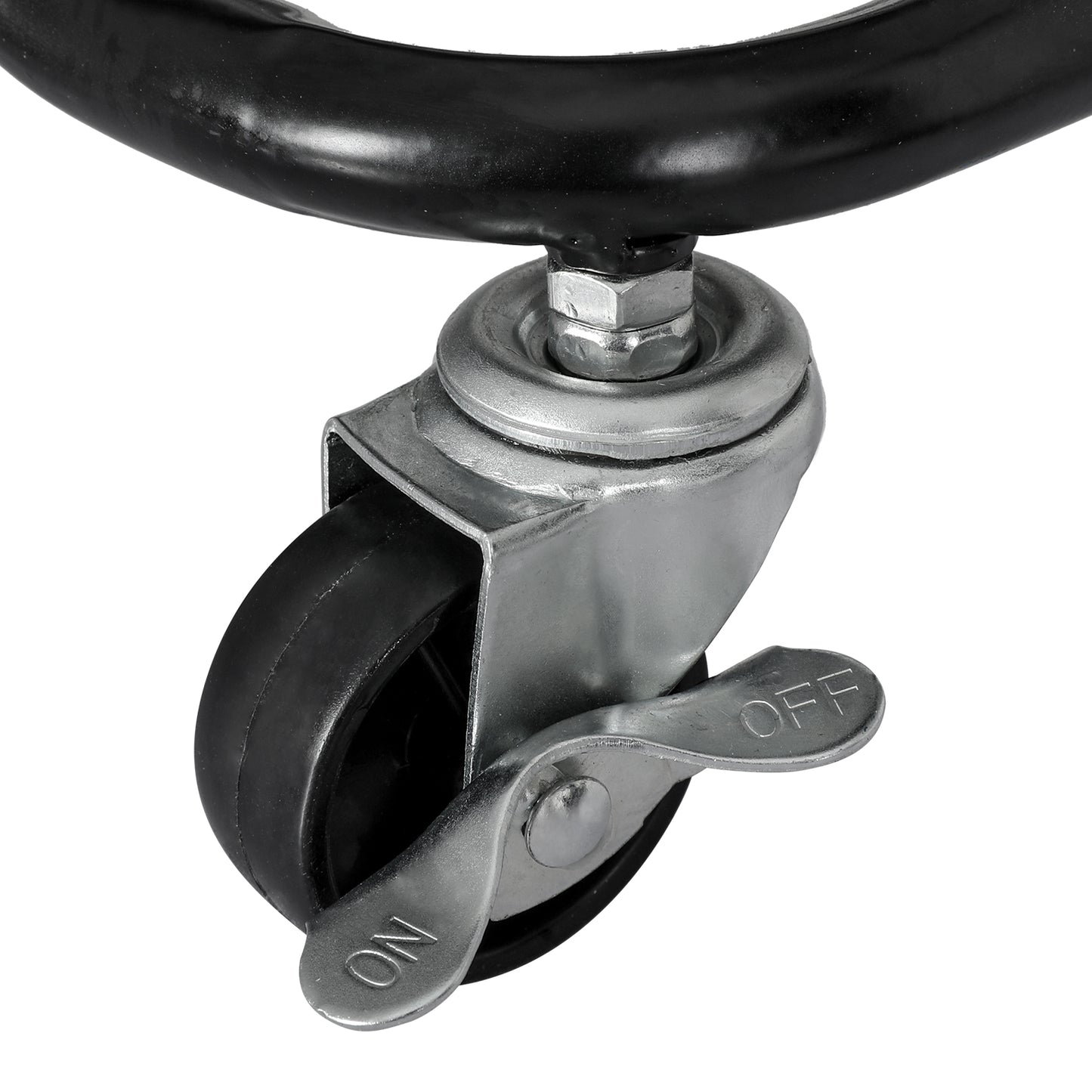 Artiss Black Storage Trolley - 3-Tier Kitchen Cart with Wheels