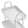 Artiss White Storage Trolley - 3-Tier Kitchen Cart with Wheels - SuperSaverAU - view 3