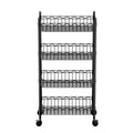 Artiss 4-Tier Adjustable Shelving Unit with Wheels for Garage and Kitchen - SuperSaverAU - view 1