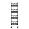 Artiss 4-Tier Adjustable Shelving Unit with Wheels for Garage and Kitchen - SuperSaverAU - view 4