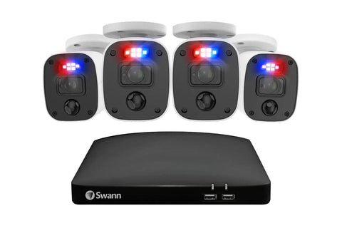 Swann Home 8 Channel 2K DVR 4x Camera Security System with Mic and 256GB SD Card - SWDVK-8468542 - SuperSaverAU - view 1