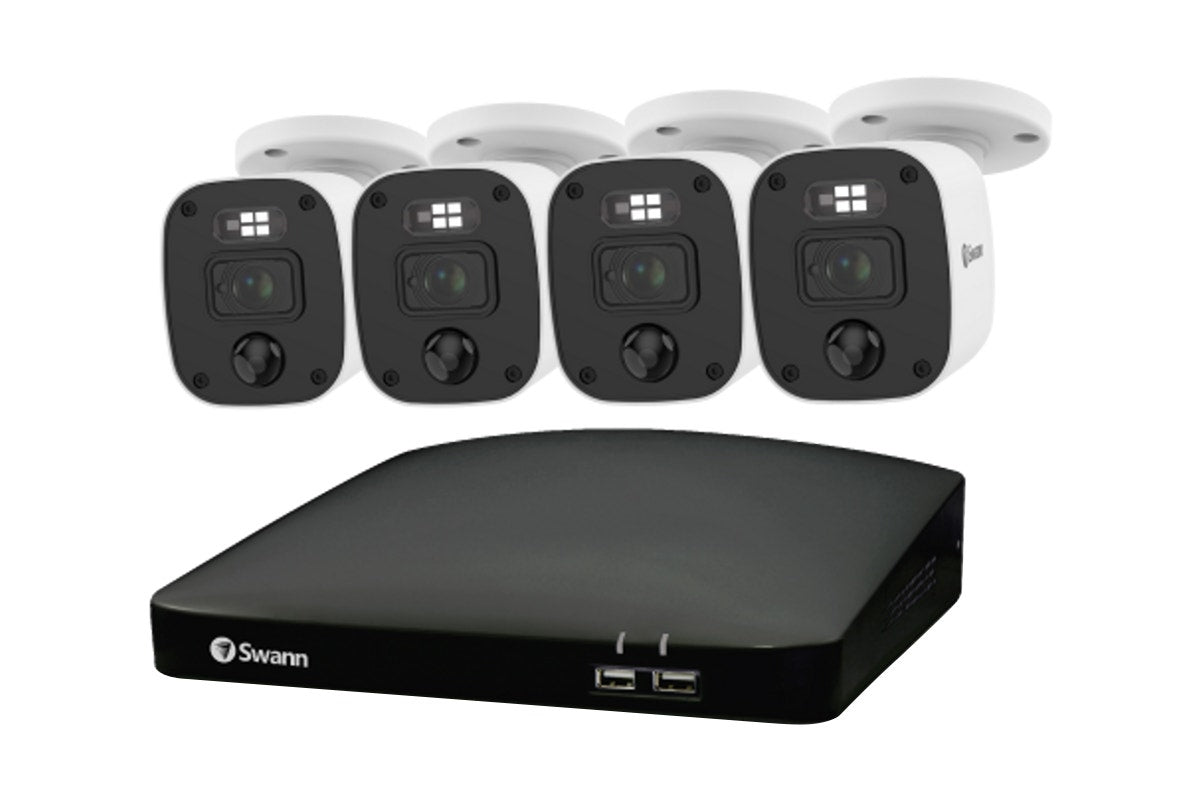 Swann Home 8 Channel 2K DVR 4x Camera Security System with Mic and 256GB SD Card - SWDVK-8468542 - SuperSaverAU - view 2