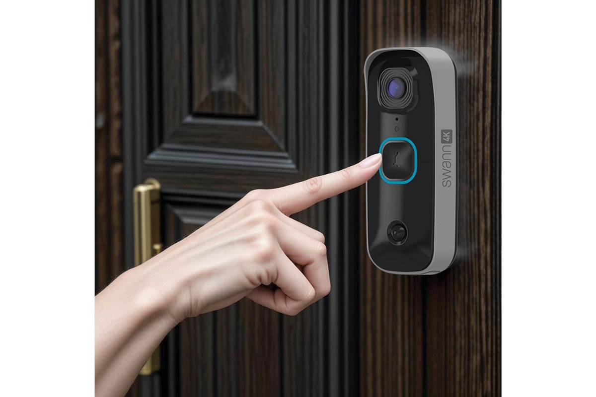 Swann Buddy4K Video Doorbell with SwannShield AI Voice Assistant