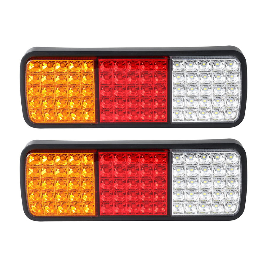 Giantz 75 LED Tail Lights Pair 12V Waterproof Ultra-Bright for Trailer Ute - SuperSaverAU - view 1