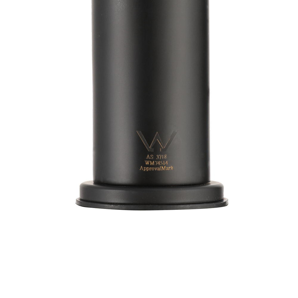 Mixer Tap Brass Basin Faucet 19.1cm Matte Black 5-Year Warranty - SuperSaverAU - view 5