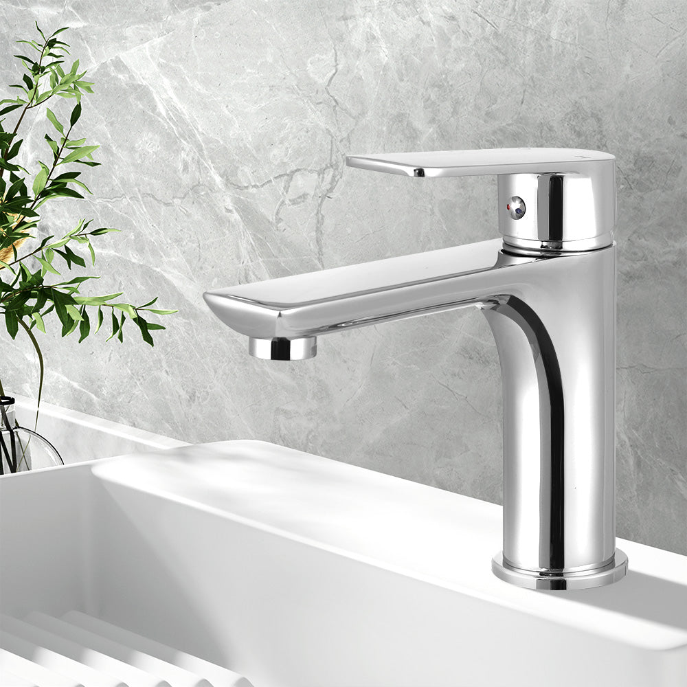Mixer Tap Brass Basin Faucet 19.1cm Chrome Finish for Laundry Sink 5-Year Warranty - SuperSaverAU - view 3