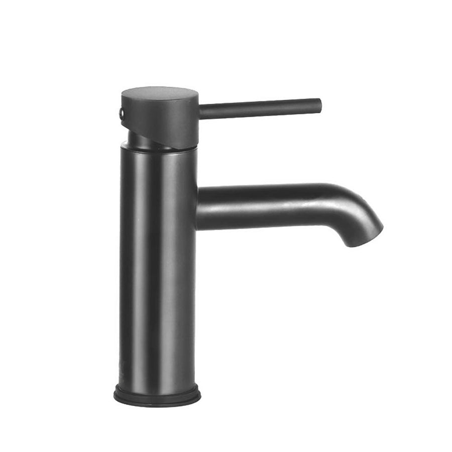 Cefito Bathroom Basin Mixer Tap 192mm Brass Matte Black 35mm-38mm Hole - SuperSaverAU - view 1