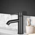 Cefito Bathroom Basin Mixer Tap 192mm Brass Matte Black 35mm-38mm Hole - SuperSaverAU - view 6