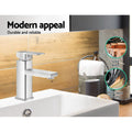 Cefito Chrome Bathroom Basin Mixer Tap Square Faucet - SuperSaverAU - view 4