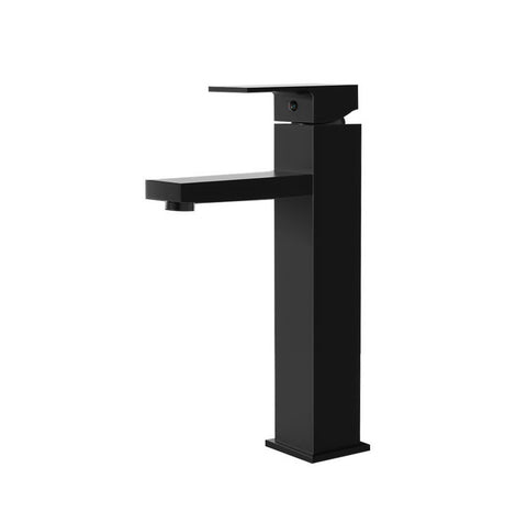 Cefito Bathroom Basin Mixer Tap Square Tall Faucet Vanity Laundry Black - SuperSaverAU - view 1