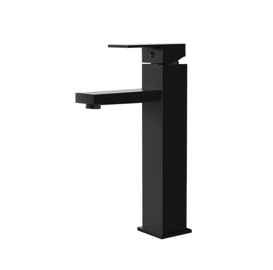 Cefito Bathroom Basin Mixer Tap Square Tall Faucet Vanity Laundry Black - SuperSaverAU - view 1