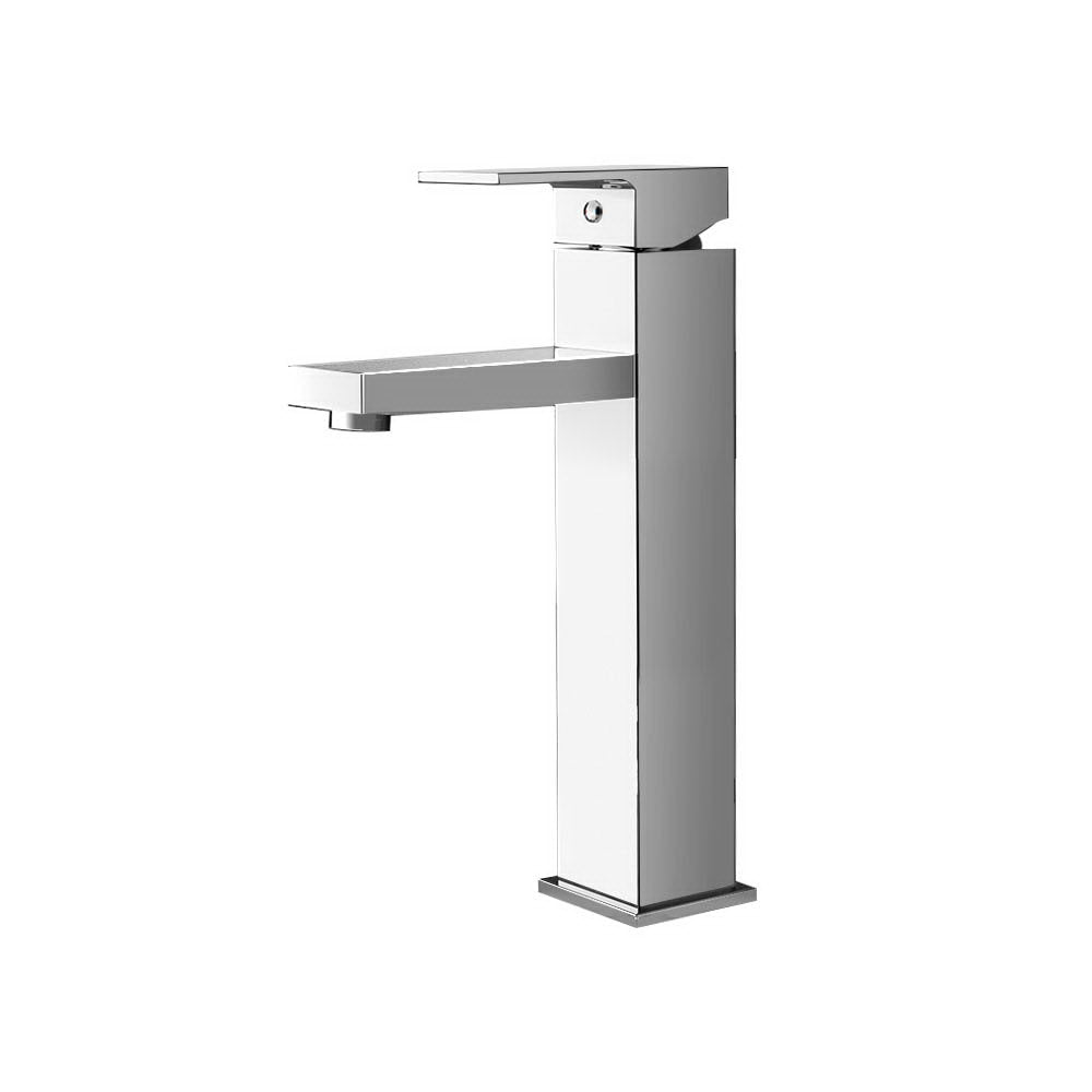 Cefito Bathroom Basin Mixer Tap Square Tall Faucet Vanity Laundry Chrome - SuperSaverAU - view 1