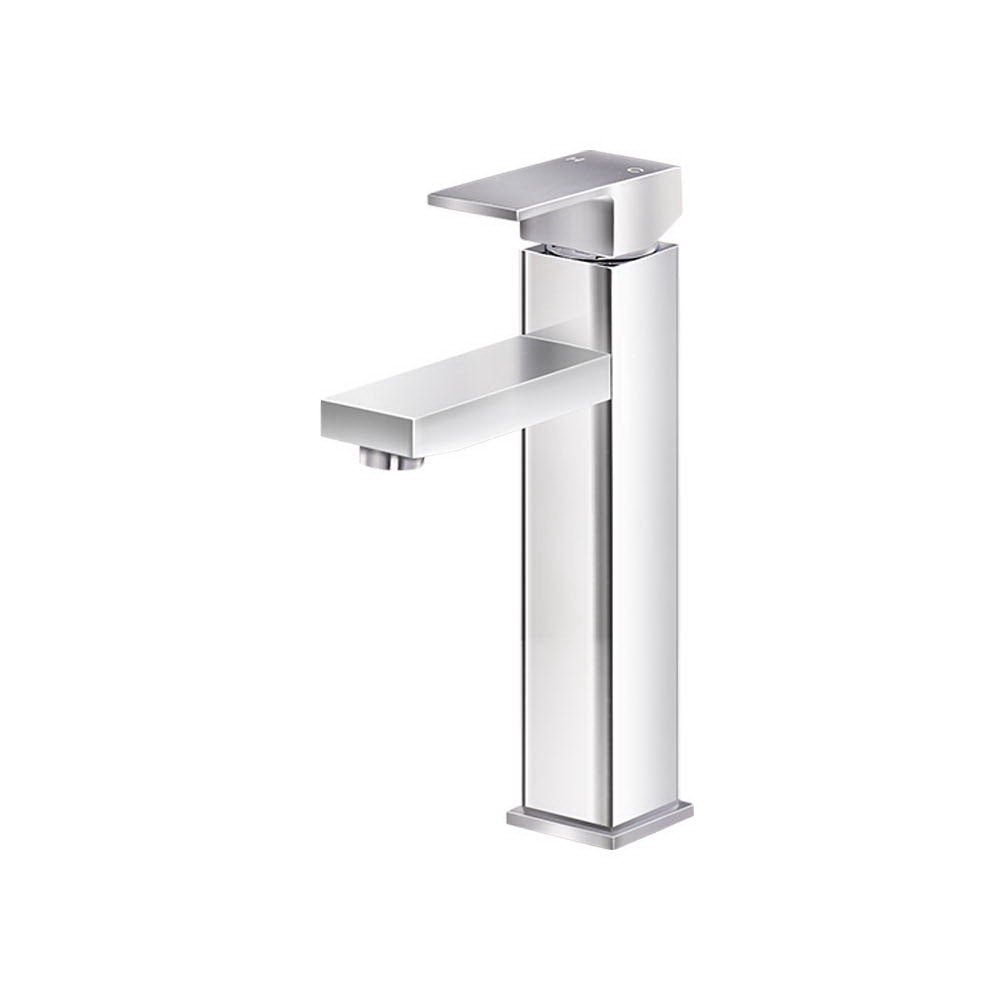 Cefito Bathroom Basin Mixer Tap Square Tall Faucet Vanity Laundry Chrome - SuperSaverAU - view 3