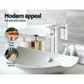 Cefito Bathroom Basin Mixer Tap Square Tall Faucet Vanity Laundry Chrome - SuperSaverAU - view 5