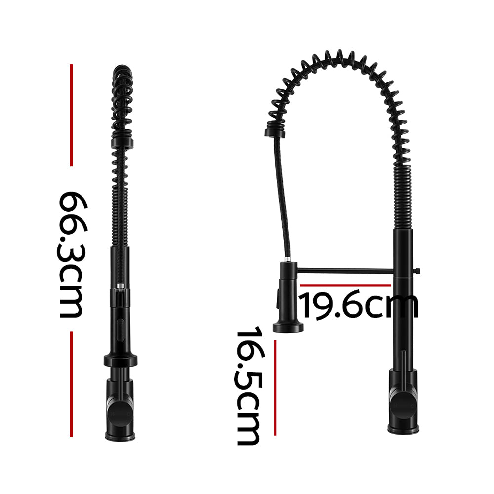 Cefito Kitchen Mixer Tap Pull Down Black 2 Modes