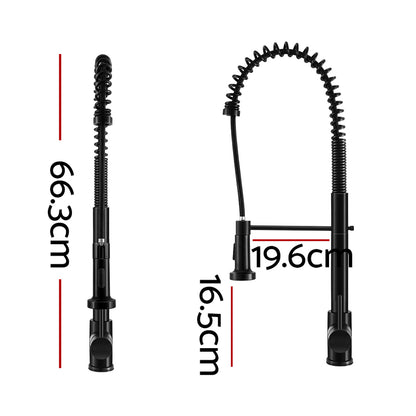 Cefito Kitchen Mixer Tap Pull Down Black 2 Modes