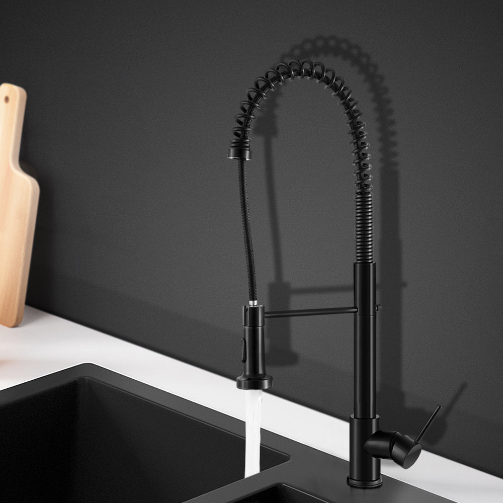 Cefito Kitchen Mixer Tap Pull Down Black 2 Modes - SuperSaverAU - view 7