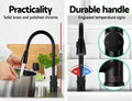 Cefito Kitchen Mixer Tap Pull Out 2 Mode Sink Faucet Basin Laundry Black - SuperSaverAU - view 4