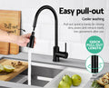 Cefito Kitchen Mixer Tap Pull Out 2 Mode Sink Faucet Basin Laundry Black - SuperSaverAU - view 5