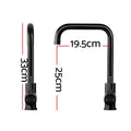 Cefito Kitchen Mixer Tap Mixer Rectangle Sink Faucet Basin Laundry Black - SuperSaverAU - view 2