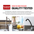 Cefito Kitchen Mixer Tap Mixer Rectangle Sink Faucet Basin Laundry Black - SuperSaverAU - view 4