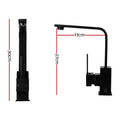 Cefito Kitchen Mixer Tap Mixer Square Sink Faucet Basin Laundry Black - SuperSaverAU - view 2