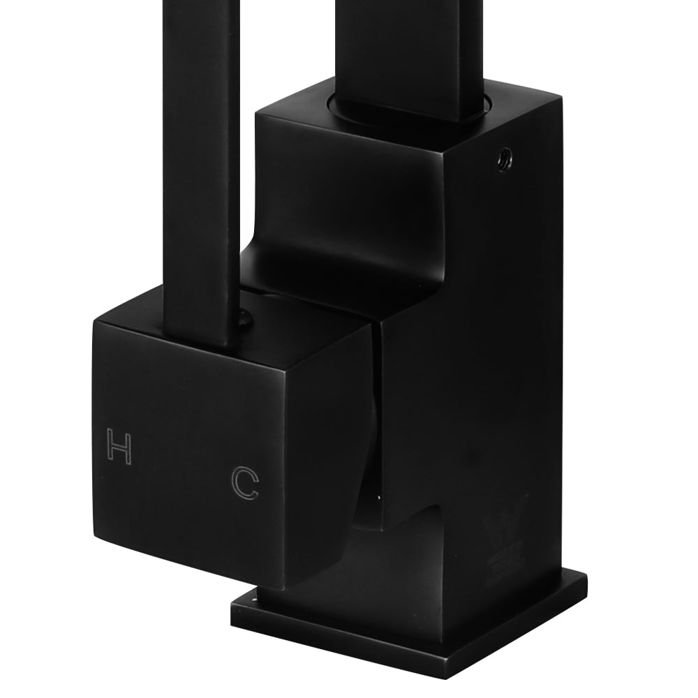 Cefito Kitchen Mixer Tap Mixer Square Sink Faucet Basin Laundry Black - SuperSaverAU - view 7