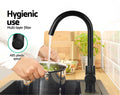 Cefito Kitchen Mixer Tap Mixer Round Sink Faucet Basin Laundry Black - SuperSaverAU - view 6