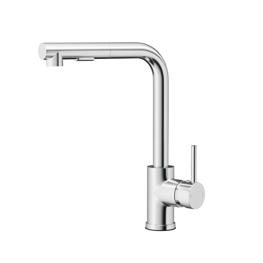 Cefito Pull-Out Kitchen Mixer Tap Chrome 2 Mode Sink Faucet WELS - SuperSaverAU - view 1